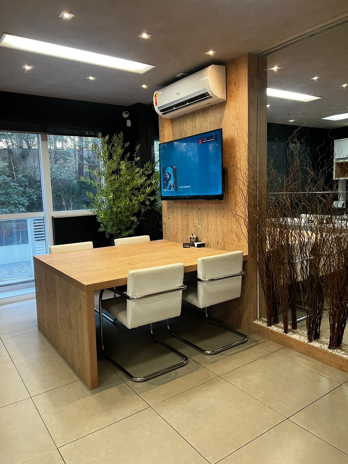 Sala de reuniões do escritório em São Paulo